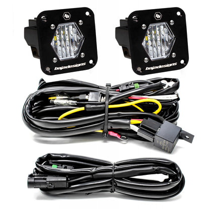 S1 Black Flush Mount LED Light Pod Reverse Kit