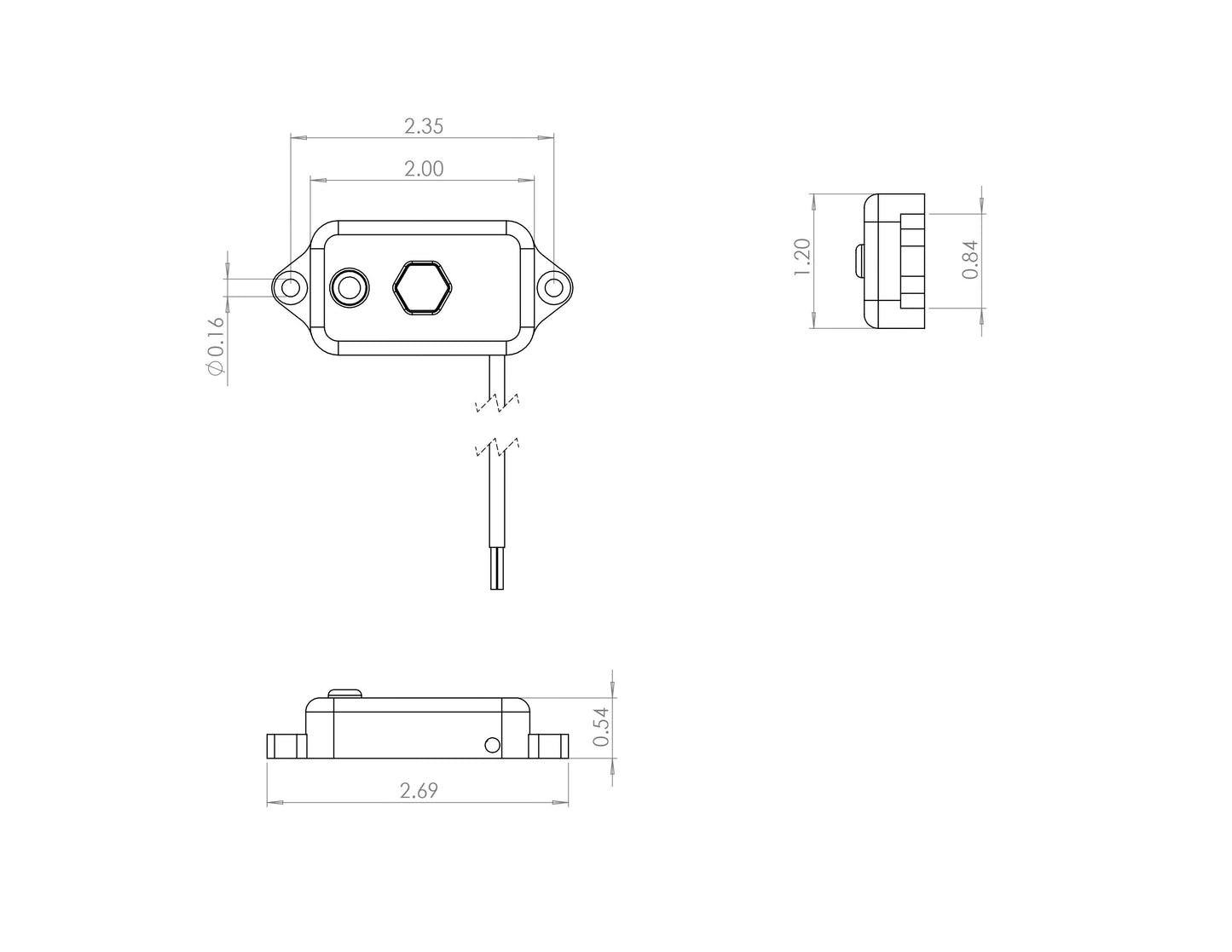 LED Dome Light With Switch
