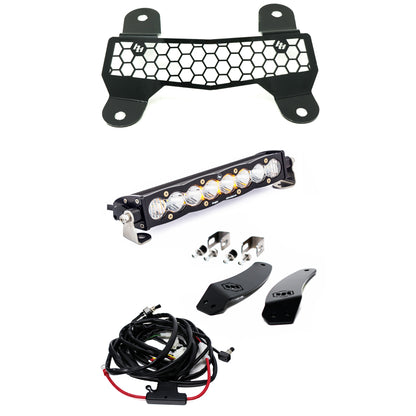 S8 10 Inch Grille Mount Light Bar Kit W/Facia