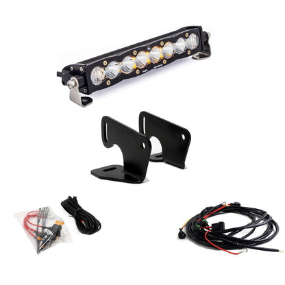 S8 10 Inch Hood Mount Light Bar Kit