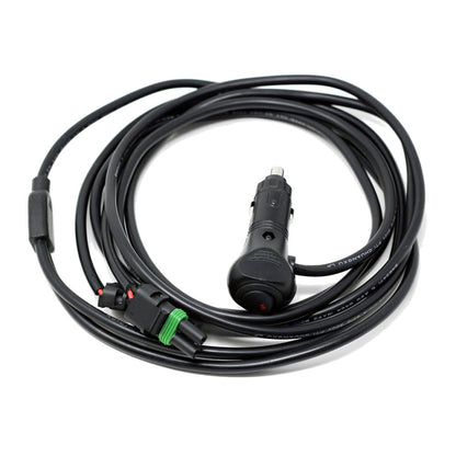 10 Ft. Wire Harness W/12v Cigarette Plug-2 Light Max 85 Watts