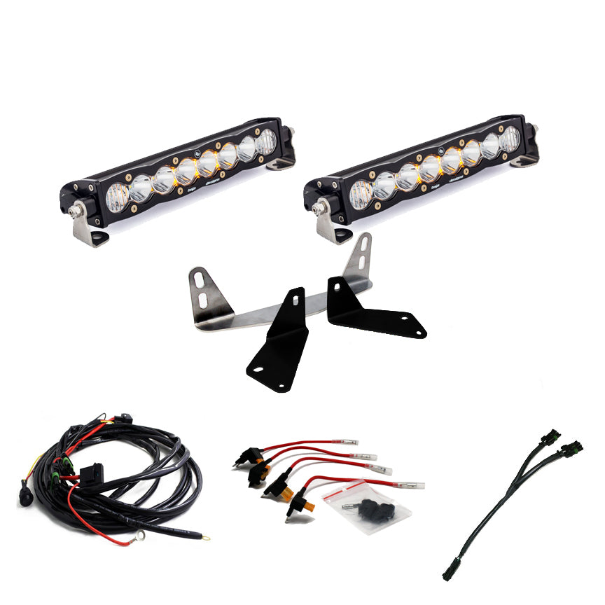 S8 Dual 10 Inch Grille Light Bar Kit
