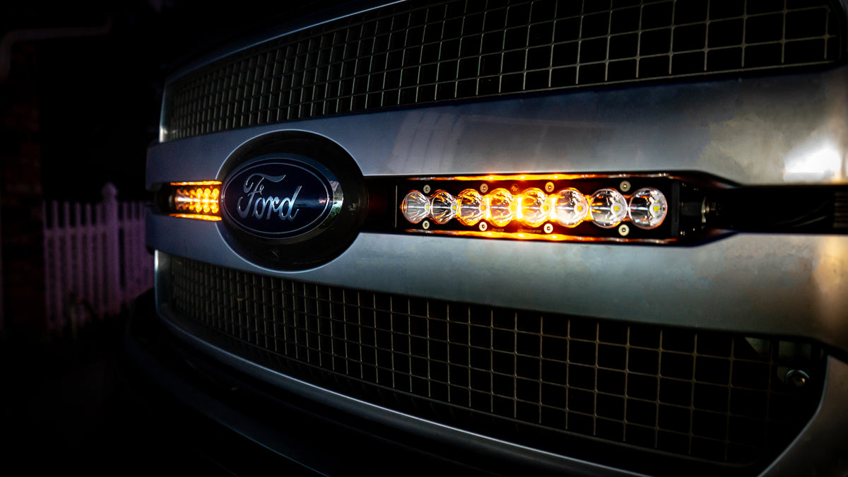 S8 Dual 10 Inch Grille Light Bar Kit