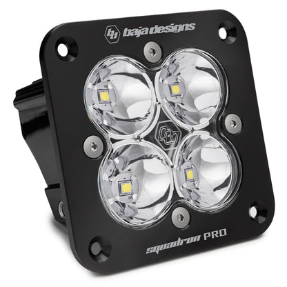 Squadron Pro Black Flush Mount LED Auxiliary Light Pod