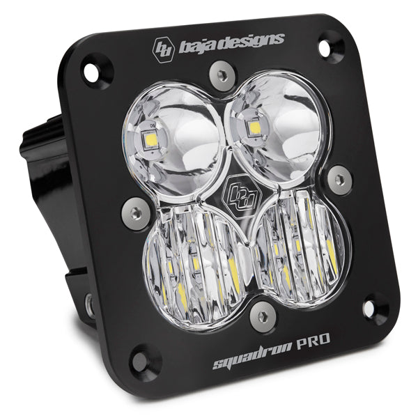 Squadron Pro Black Flush Mount LED Auxiliary Light Pod