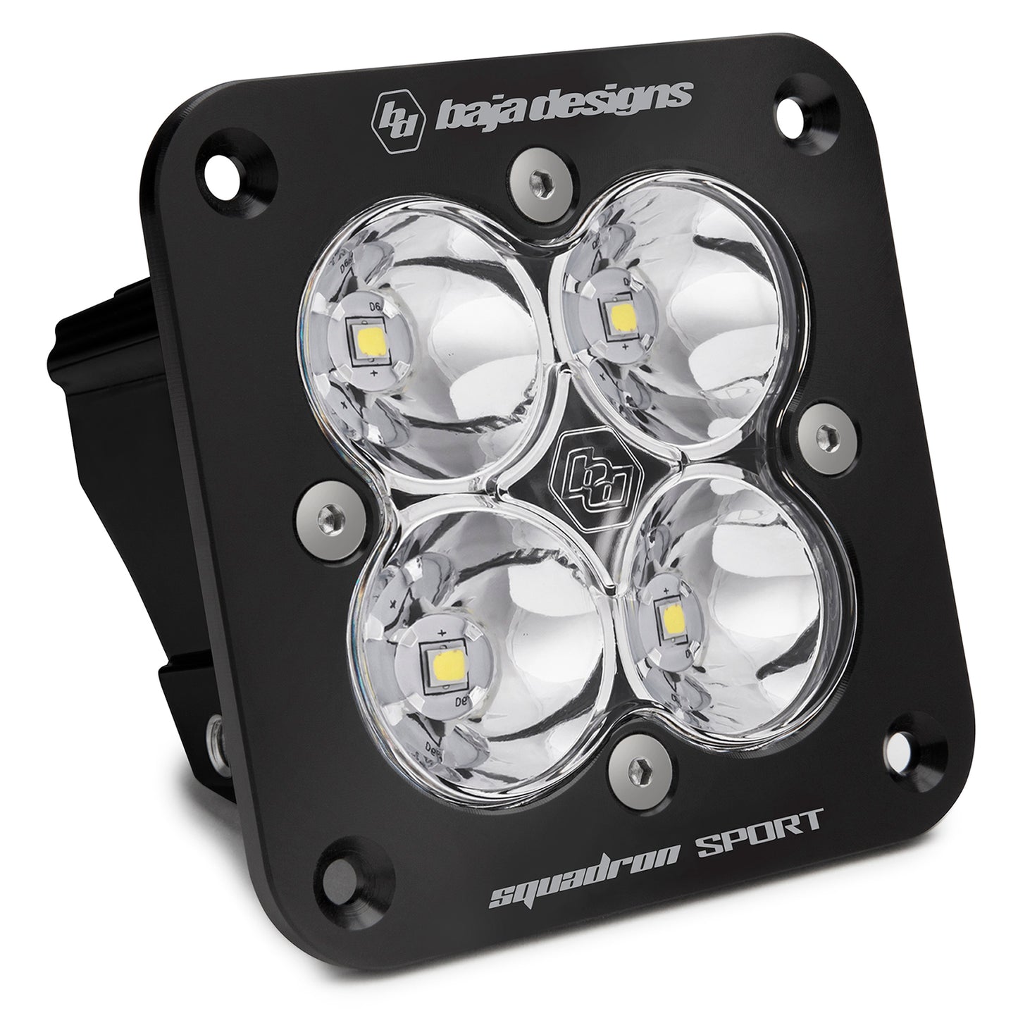 Squadron Sport Black Flush Mount LED Auxiliary Light Pod
