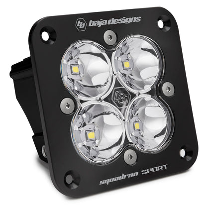 Squadron Sport Black Flush Mount LED Auxiliary Light Pod