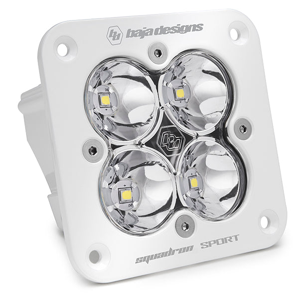 Squadron Sport White Flush Mount LED Auxiliary Light Pod