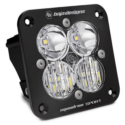 Squadron Sport Black Flush Mount LED Auxiliary Light Pod