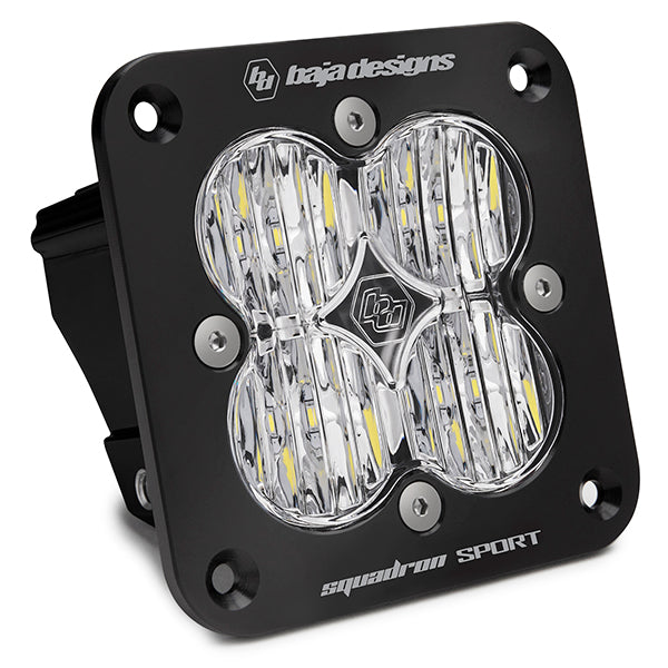 Squadron Sport Black Flush Mount LED Auxiliary Light Pod