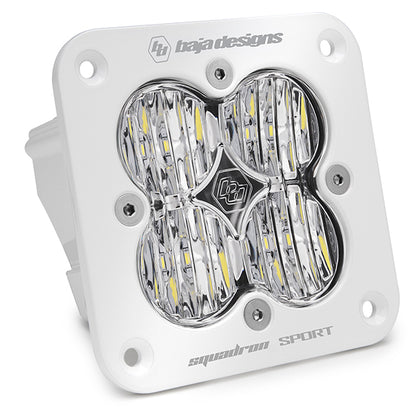 Squadron Sport White Flush Mount LED Auxiliary Light Pod