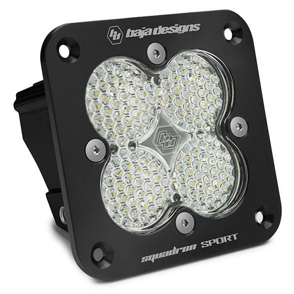 Squadron Sport Black Flush Mount LED Auxiliary Light Pod