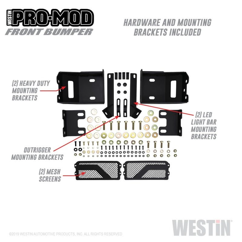 Westin Pro-Mod Front Bumpers 58-41225