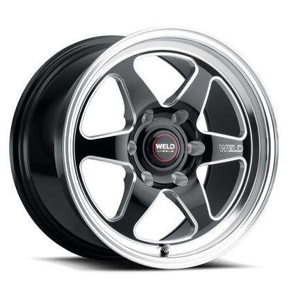 Weld Performance Ventura 6 Drag Gloss Black Wheels S15670089P42