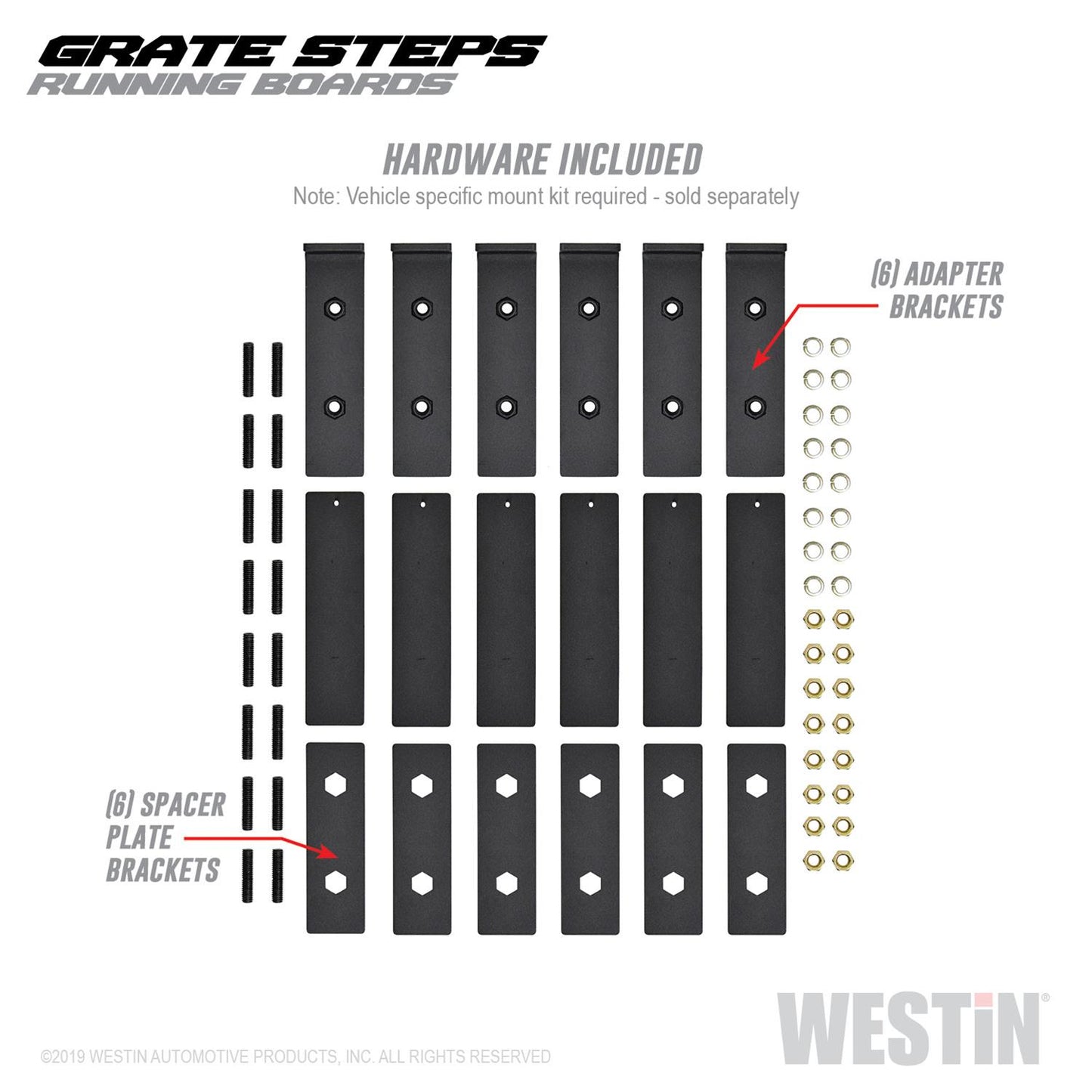 Westin Grate Steps Running Boards 27-74715