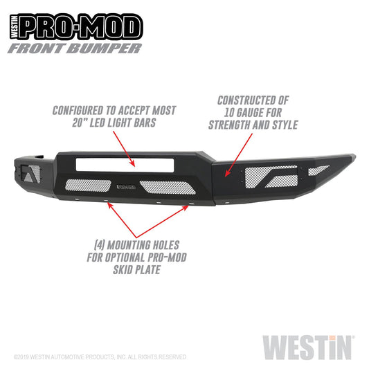 Westin Pro-Mod Front Bumpers 58-41055