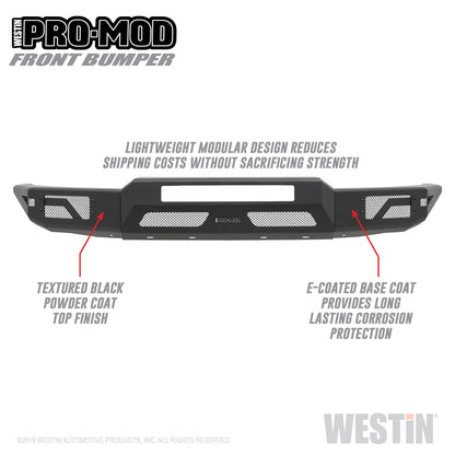 Westin Pro-Mod Front Bumpers 58-41055