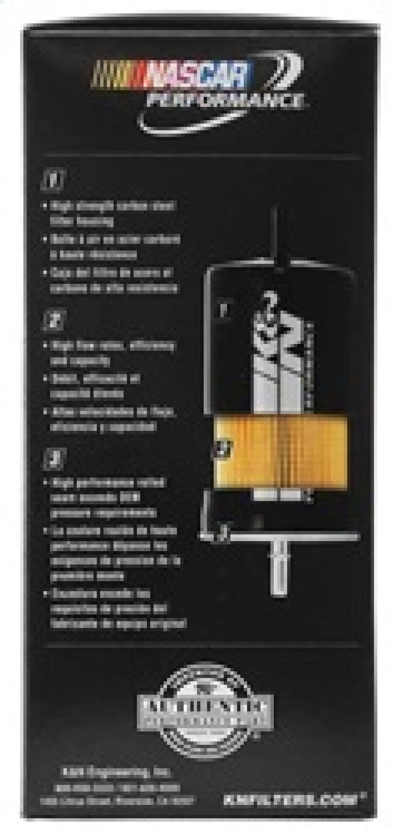 K&N 93-96 Chevy Caprice 4.3L / 5.7L, 04-05 Chevy Colorado 2.8L / 3.5L Fuel Filter PF-2400