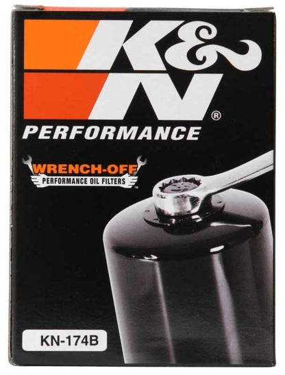 K&N Oil Filter 08-17 Harley Davidson VRSCDX Night Rod Special 76 CI 3in OD x 3.844in Height KN-174B