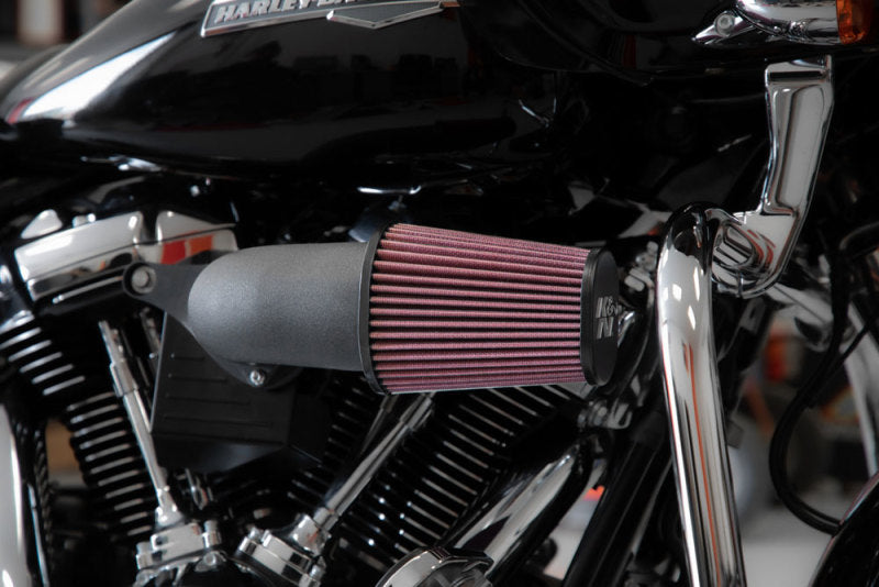 K&N 2017 Harley-Davidson H/D Touring Models Aircharger Performance Intake - Black 63-1138