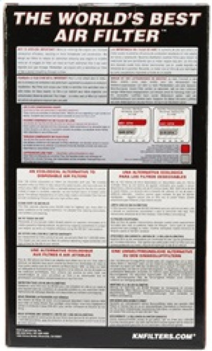 K&N Universal Rubber Filter 3 1/2inch ID FLG / 6inch Base / 4-5/8inch Top / 9inch Height RE-0920