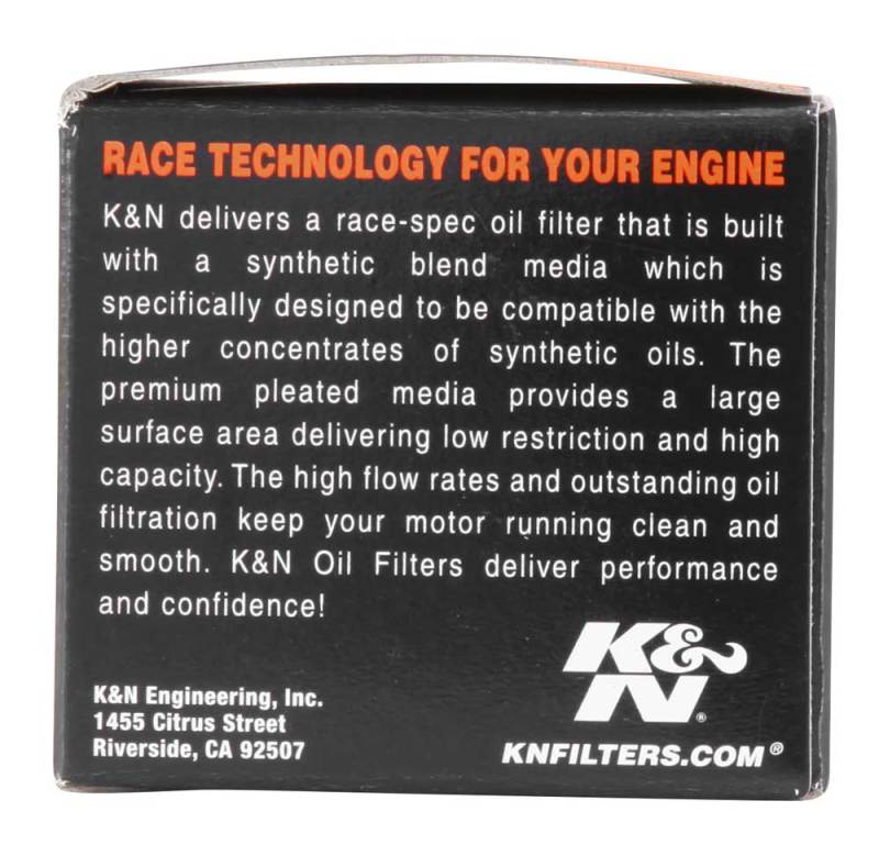K&N Suzuki / Kawasaki / Arctic 1.75in OD x 1.719in H Oil Filter KN-139