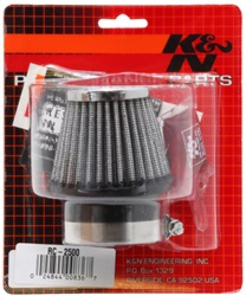 K&N Universal Clamp-On Air Filter 1-15/16in FLG / 3in B / 2in T / 2-1/2in L RC-2500