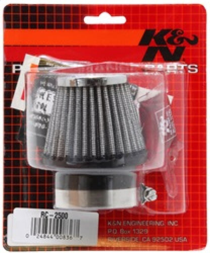 K&N Universal Clamp-On Air Filter 1-15/16in FLG / 3in B / 2in T / 2-1/2in L RC-2500