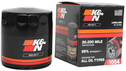 K&N 19-23 Genesis G70 2.0L L4 / 21-23 Hyundai Elantra Hybrid 1.6L L4 Spin-On Oil Filter SO-1004