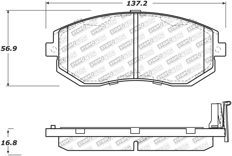 StopTech Sport Brake Pads 309.1539 309.15390