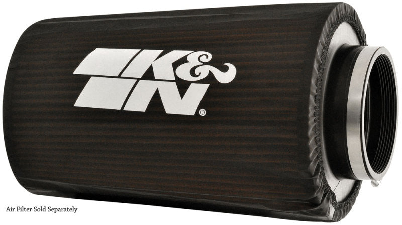 K&N Round Tapered Drycharger Air Filter Wrap 8in B ID x 6.625in T ID x 10.5in H RC-5166DK