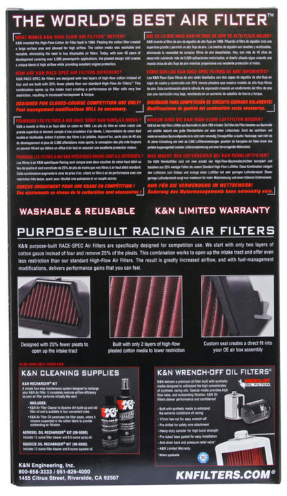 K&N 08-12 Suzuki GSX1300R Hayabusa Race Specific Air Filter SU-1308R