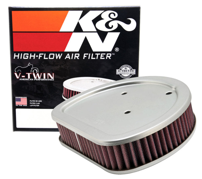 K&N Replacement Air Filter 1.625in H for Harley Davidson HD-1499