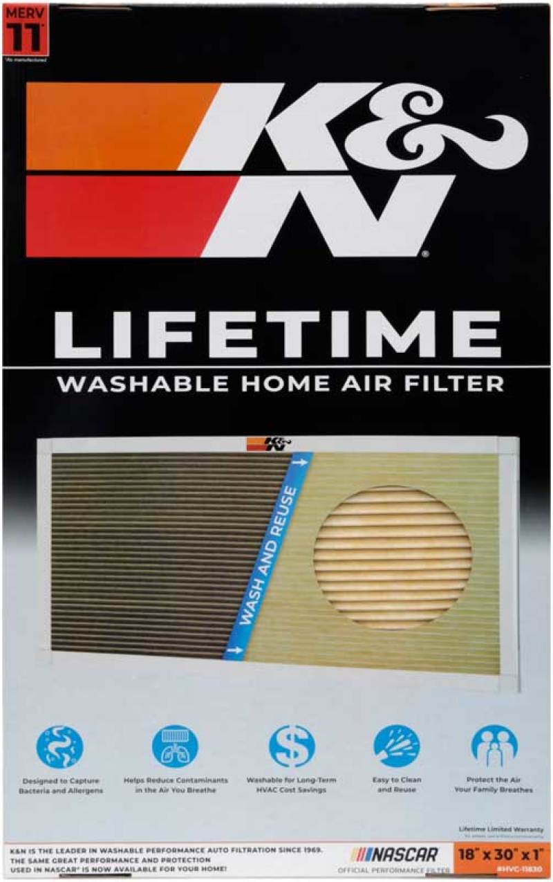 K&N HVAC Filter - 18 x 30 x 1 HVC-11830