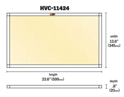 K&N HVAC Filter - 14 X 24 X 1 HVC-11424