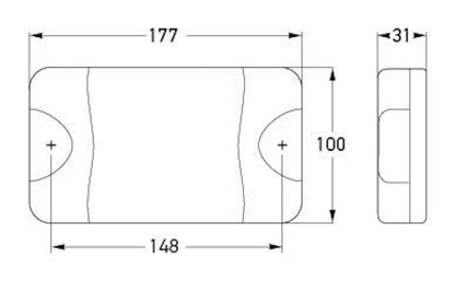 Hella Lamp Rdi Duraled Sae Md12 2Ba 959070337