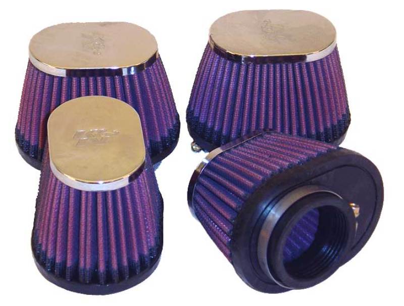 K&N Universal Chrome Filter 1.75in Flange ID / 4in Length x 2.875in Width Base / 2.75in Height RC-2454