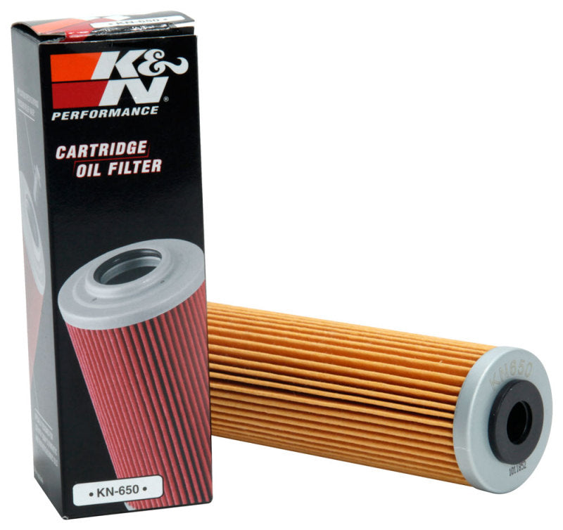 K&N 1.625in OD x 5.05in H Oil Filter KN-650