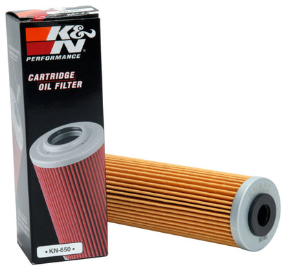 K&N 1.625in OD x 5.05in H Oil Filter KN-650