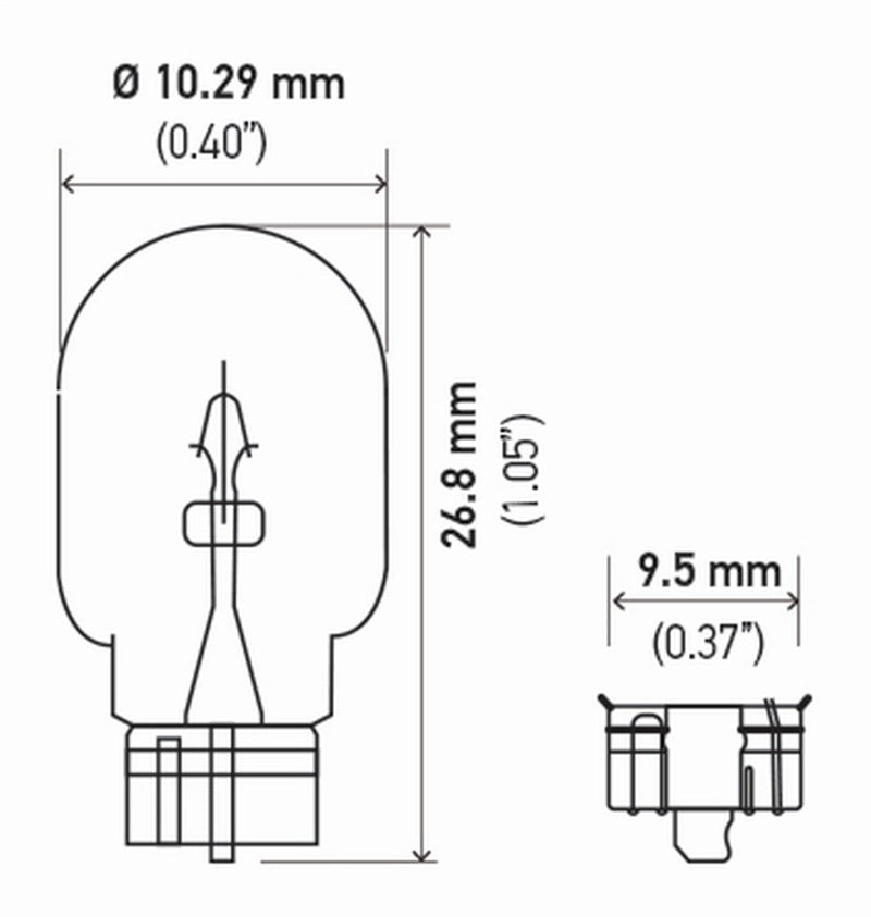 Hella Standard Series Light Bulbs 2825SB