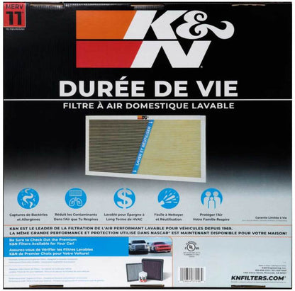 K&N HVAC Filter - 20 x 20 x 1 HVC-12020
