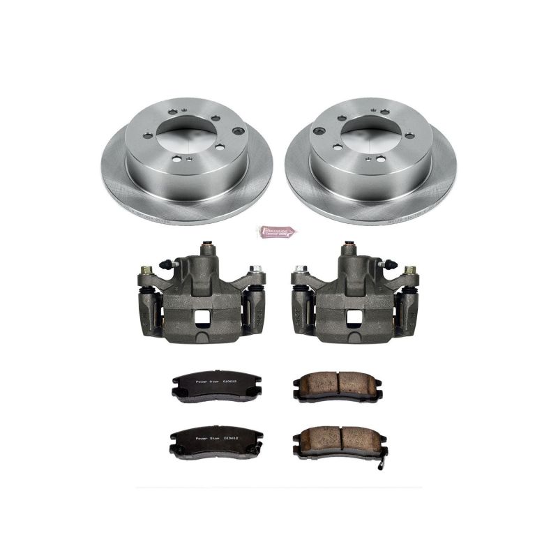 Power Stop Z17 Evolution Plus Stock Replacement Brake Kits with Calipers KCOE1203