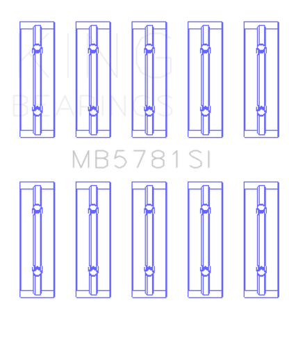 King SI-Series Main Bearings MB5781SI
