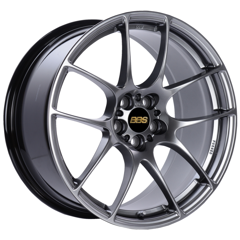 BBS RF 18x9 5x100 ET45 Diamond Black Wheel -70mm PFS/Clip Required RF520DBK