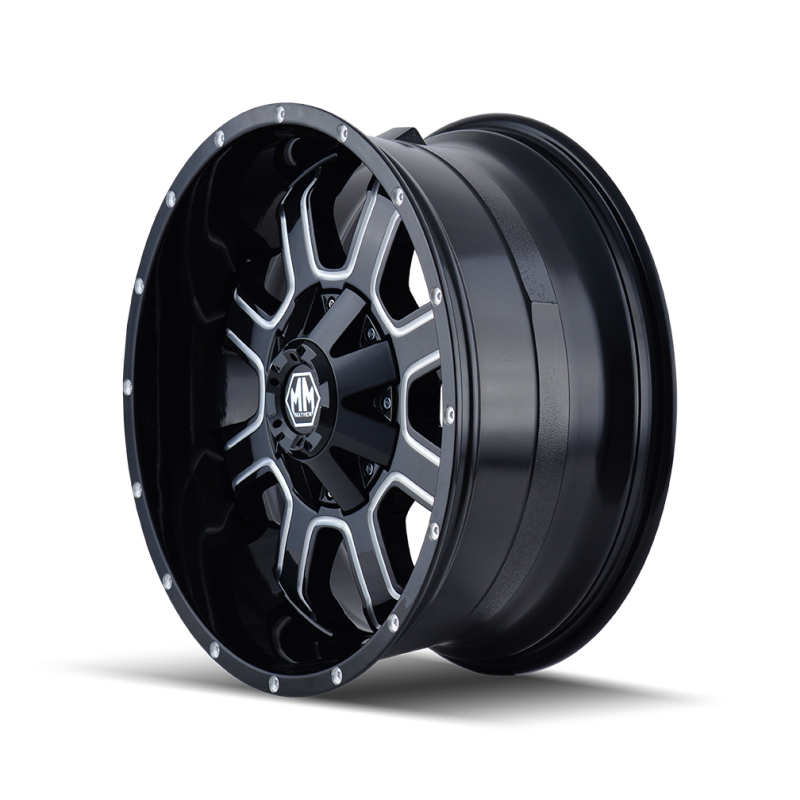 Mayhem Fierce 8103 Series Gloss Black Wheels with Milled Spokes 8103-2976M