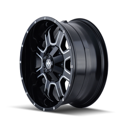 Mayhem Fierce 8103 Series Gloss Black Wheels with Milled Spokes 8103-2976M