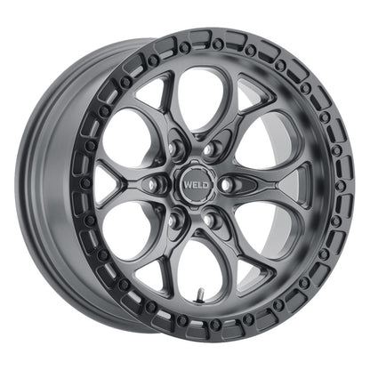 Weld Off-Road W107 20X9 Ledge 6X139.7 ET20 BS5.75 Satin Gun / Black Ring 106.1 W10709084575