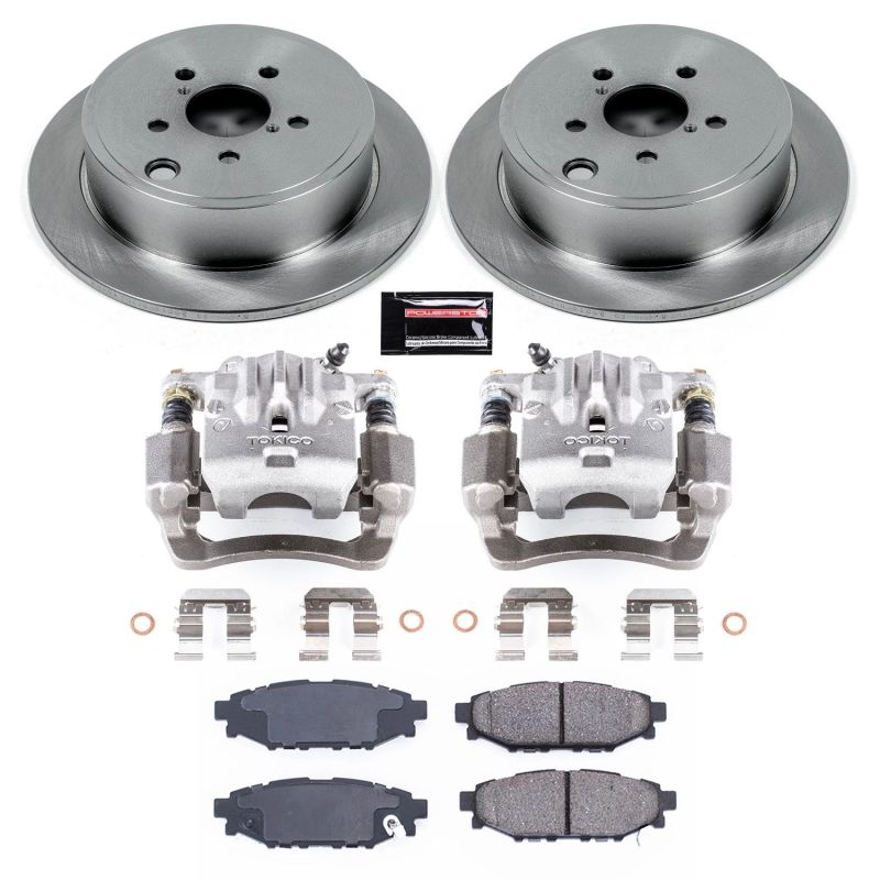 Power Stop Z17 Evolution Plus Stock Replacement Brake Kits with Calipers KCOE4631A