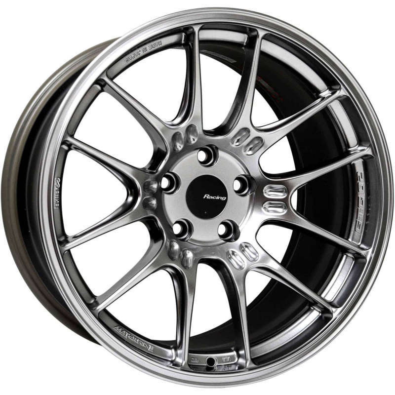 Enkei GTC02 18x9.5 5x120 45mm Offset 72.5mm Bore Hyper Silver Wheel 534-895-1245HS