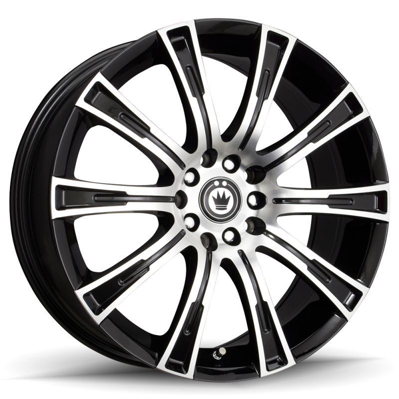 Konig Crown 18x8 5x114.3 ET40 Black Machine Face CW88514405